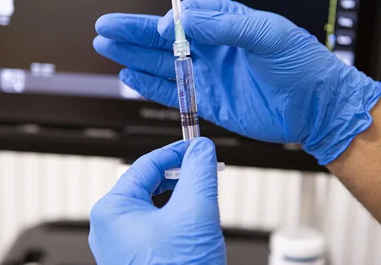 Hyaluronic acid injection therapy in Chester clinic