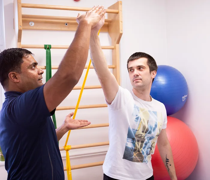 inside of Chester clinic physiotherapy treatment room